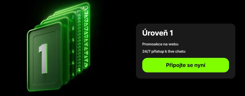 Získejte přístup k exkluzivním výhodám a live chatu na VIP úrovni 1 ve Spinit Casino
